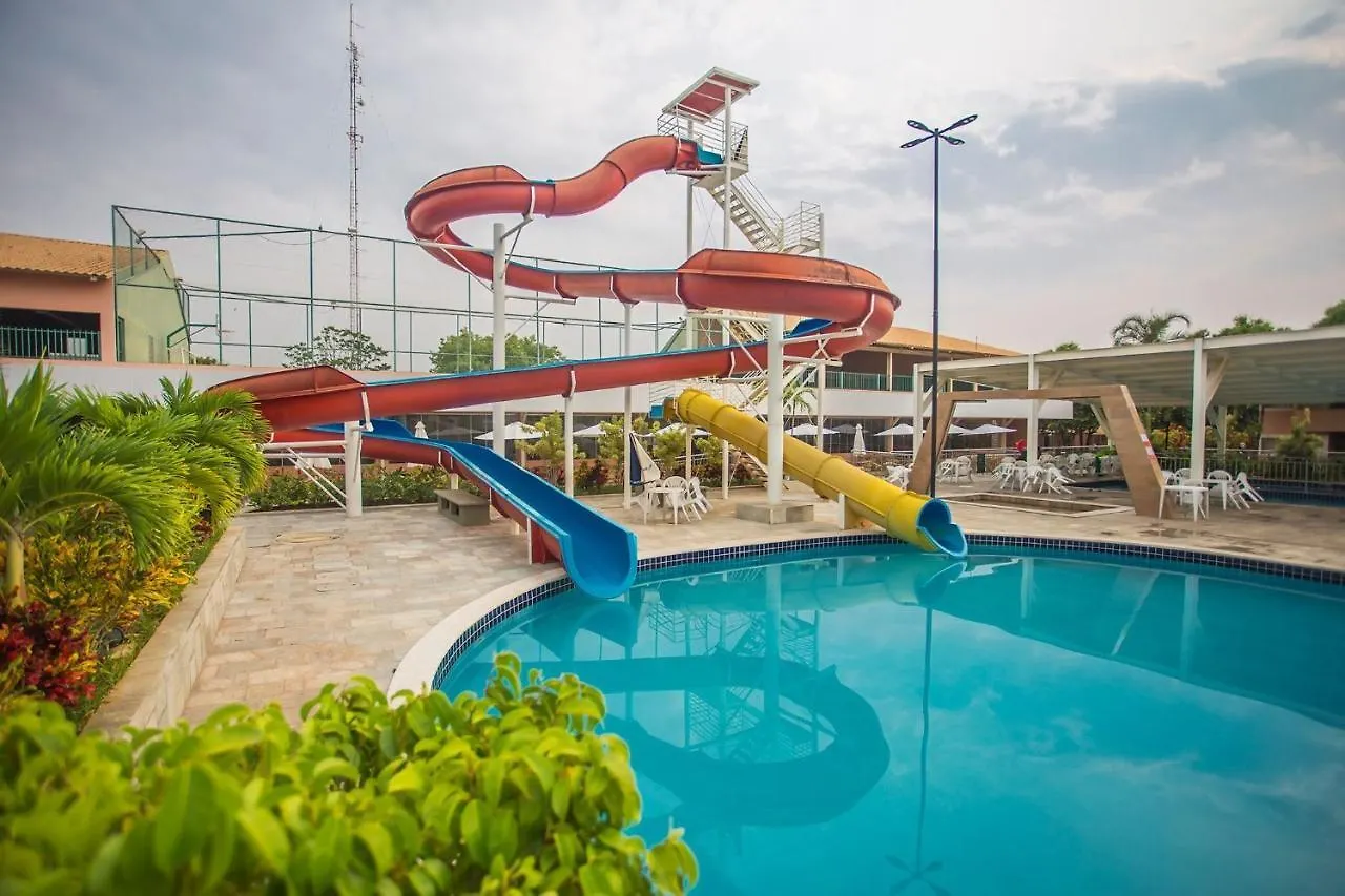 diRoma Fiori com roupa de cama, geladeira, fogão cozinha completa, parque aquático e garagem Apartamento Caldas Novas
